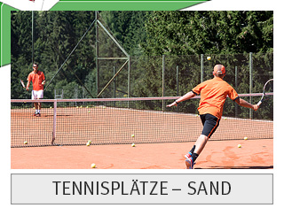 Tennisplätze Sand